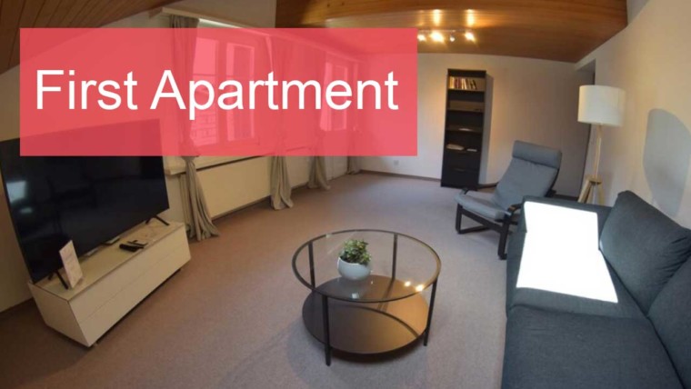 First Apartment